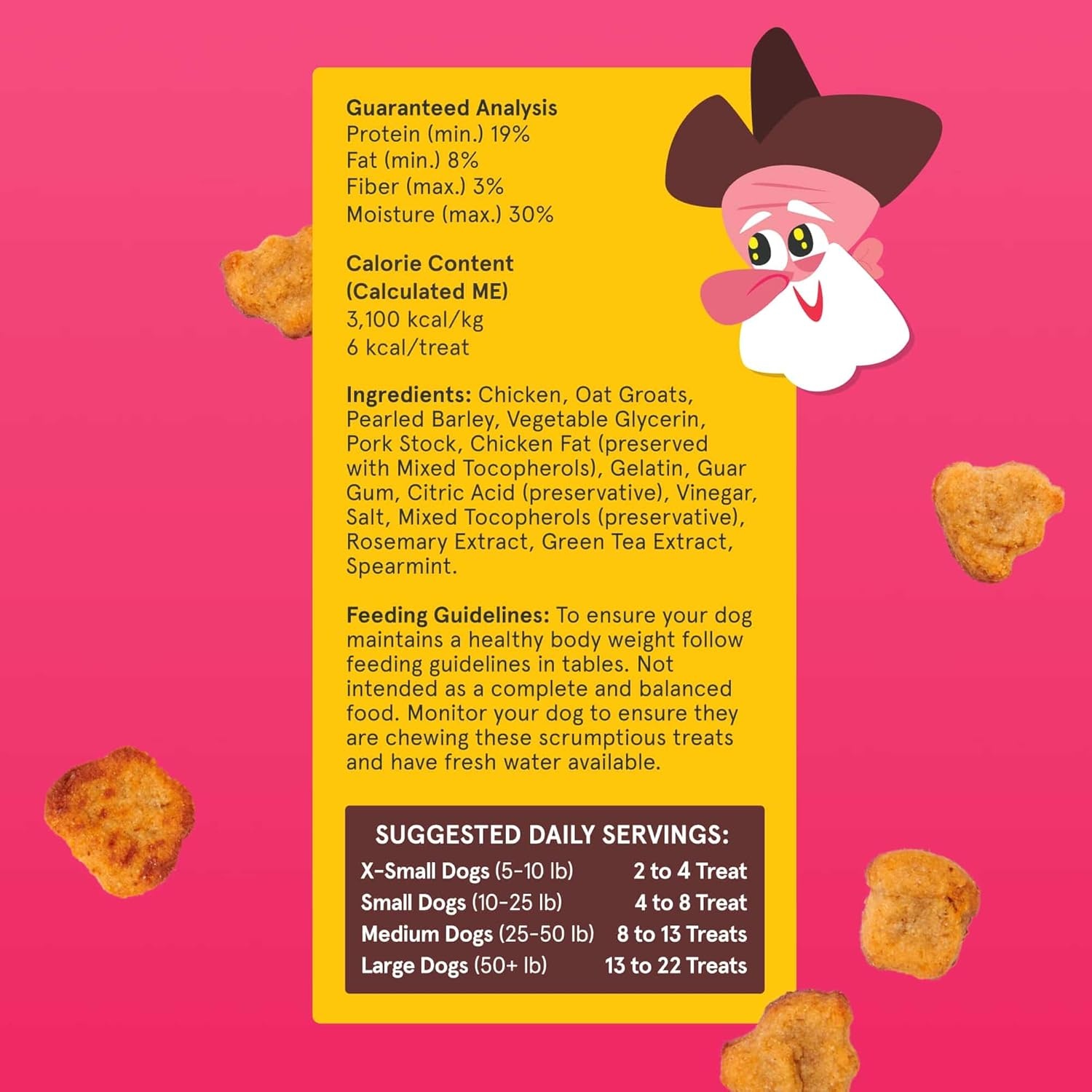image:imageBarkbox Go Nutty SoftBaked Honey Peanut Treats with Natural Nutty Goodness Nutritious Grains No Corn or Soy 24oz BoxChicken