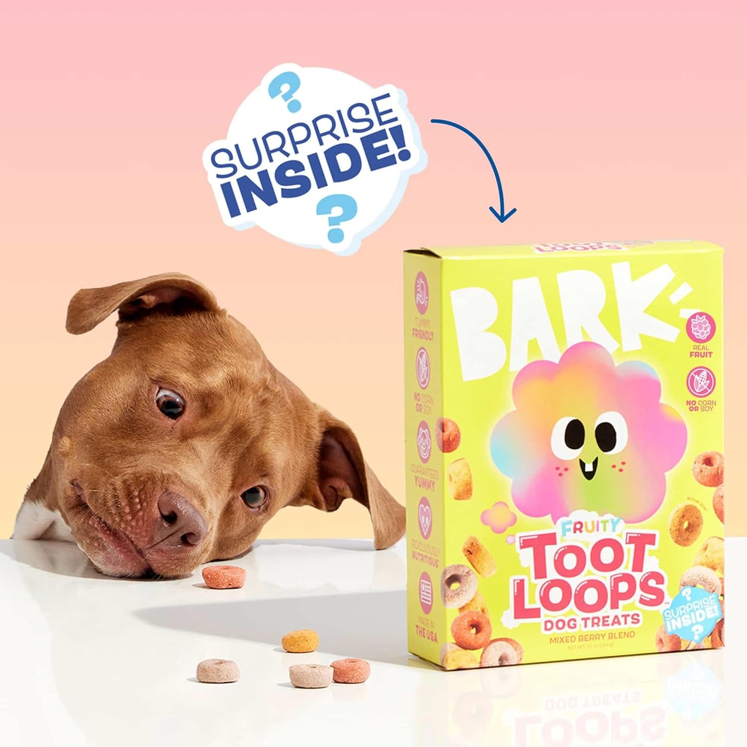 image:imageBarkbox Go Nutty SoftBaked Honey Peanut Treats with Natural Nutty Goodness Nutritious Grains No Corn or Soy 24oz BoxMixed Berry