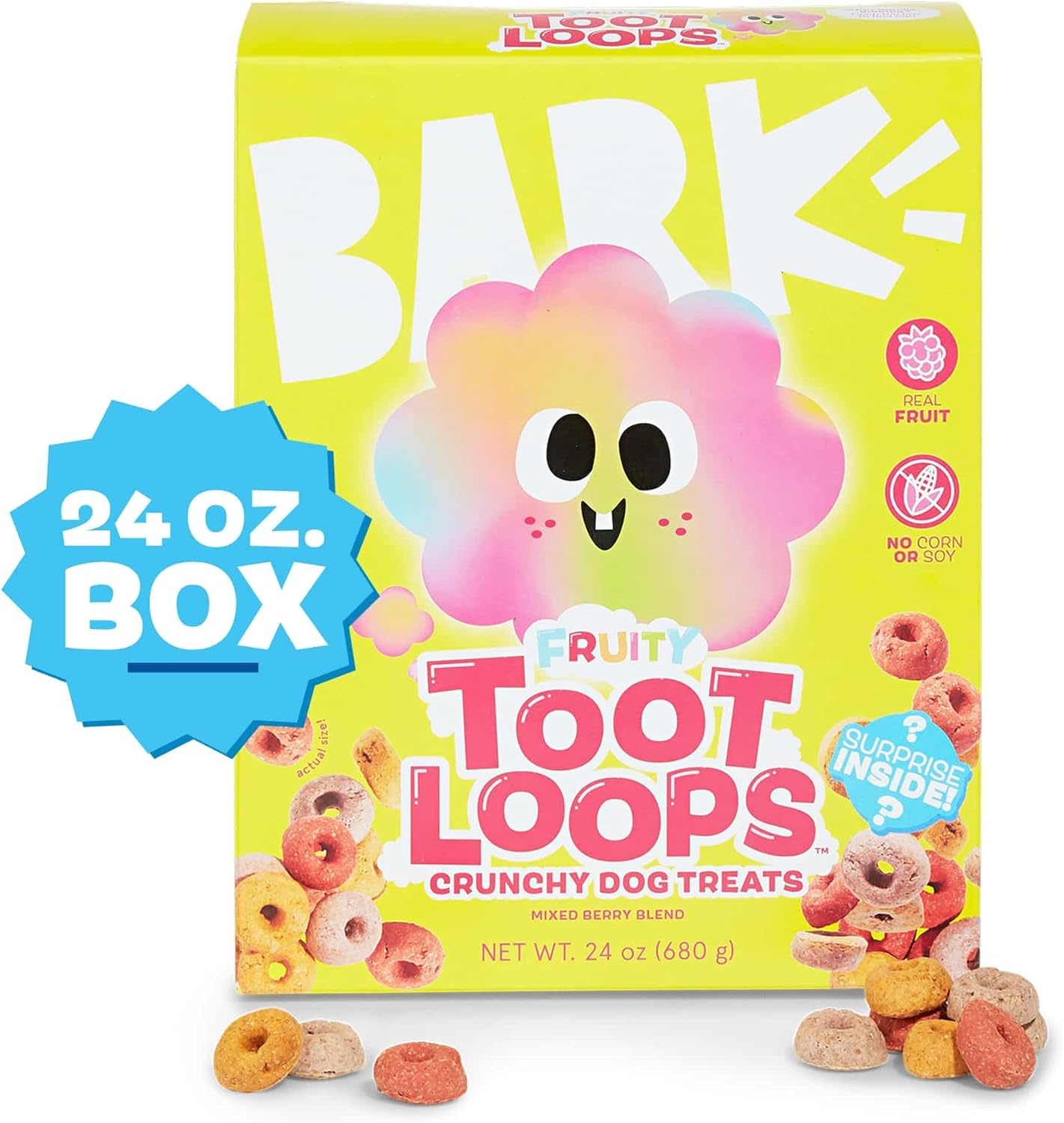 image:imageBarkbox Go Nutty SoftBaked Honey Peanut Treats with Natural Nutty Goodness Nutritious Grains No Corn or Soy 24oz BoxMixed Berry