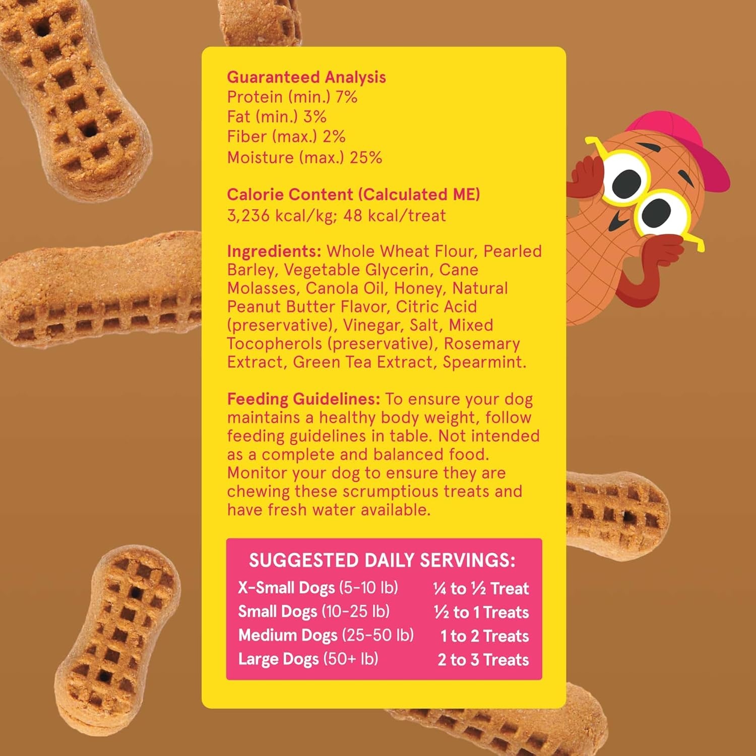 image:imageBarkbox Go Nutty SoftBaked Honey Peanut Treats with Natural Nutty Goodness Nutritious Grains No Corn or Soy 24oz BoxPeanut Butter