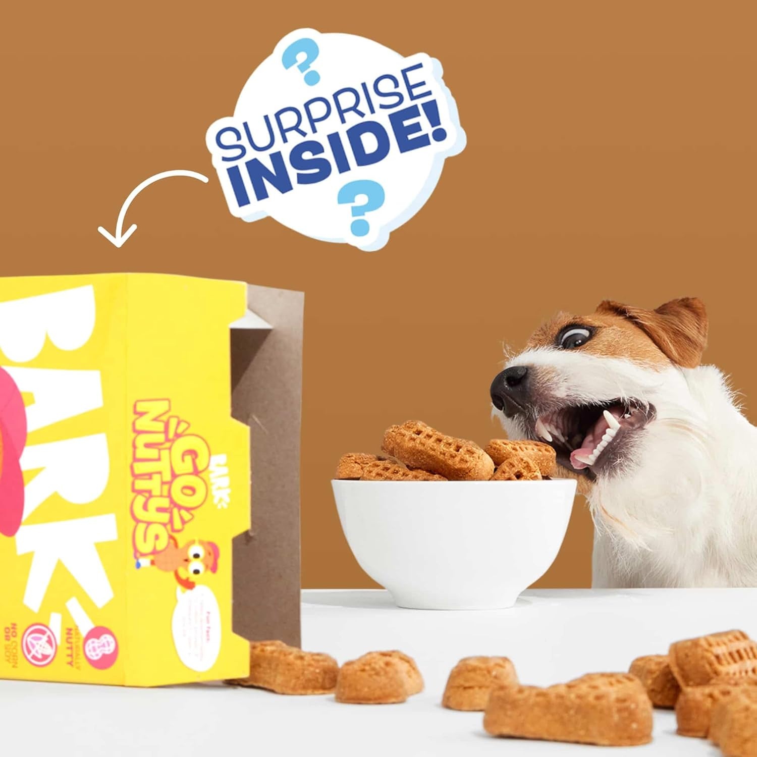 image:imageBarkbox Go Nutty SoftBaked Honey Peanut Treats with Natural Nutty Goodness Nutritious Grains No Corn or Soy 24oz BoxPeanut Butter