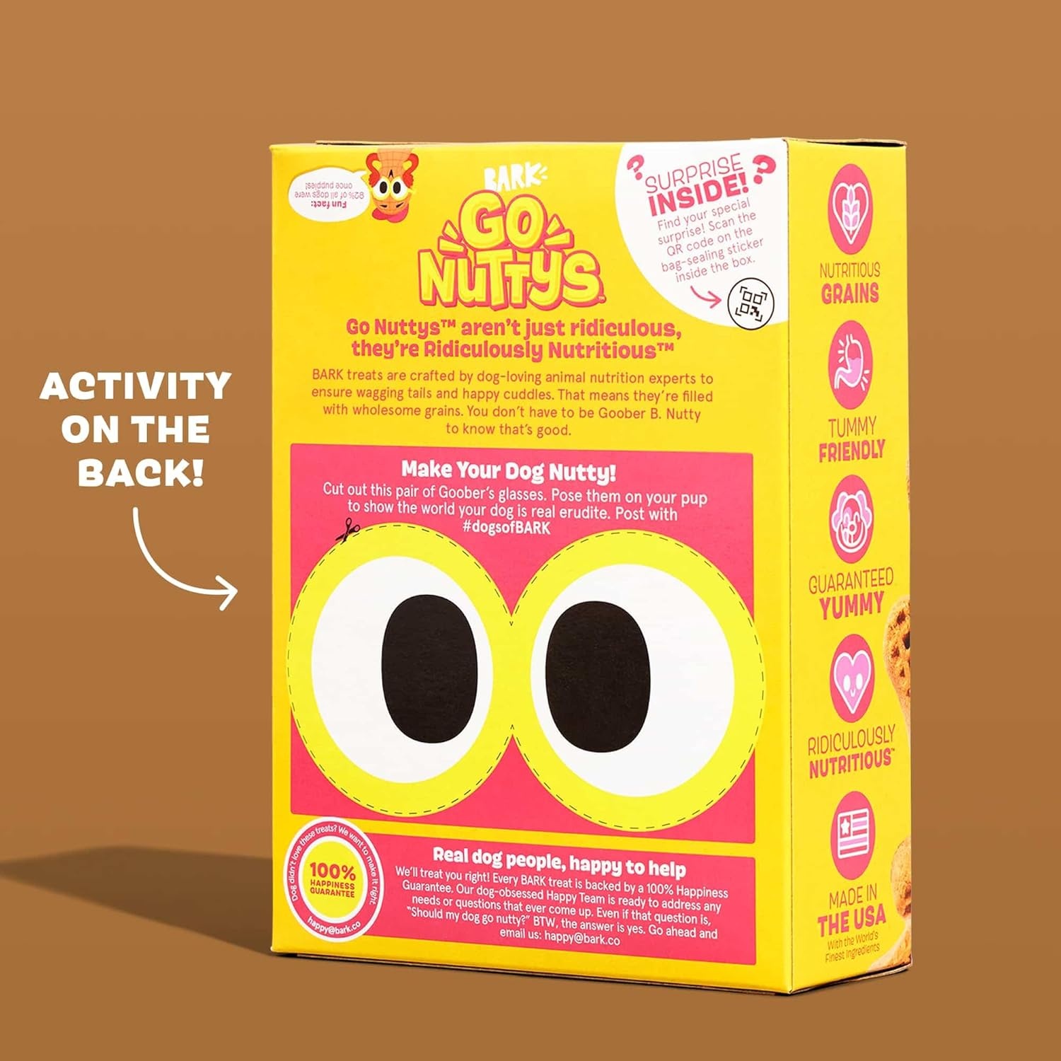 image:imageBarkbox Go Nutty SoftBaked Honey Peanut Treats with Natural Nutty Goodness Nutritious Grains No Corn or Soy 24oz BoxPeanut Butter