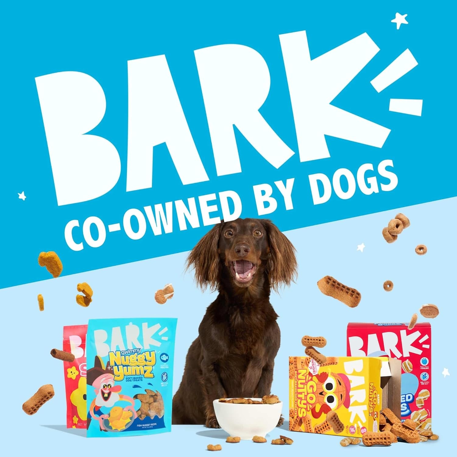 image:imageBarkbox Go Nutty SoftBaked Honey Peanut Treats with Natural Nutty Goodness Nutritious Grains No Corn or Soy 24oz BoxPeanut Butter