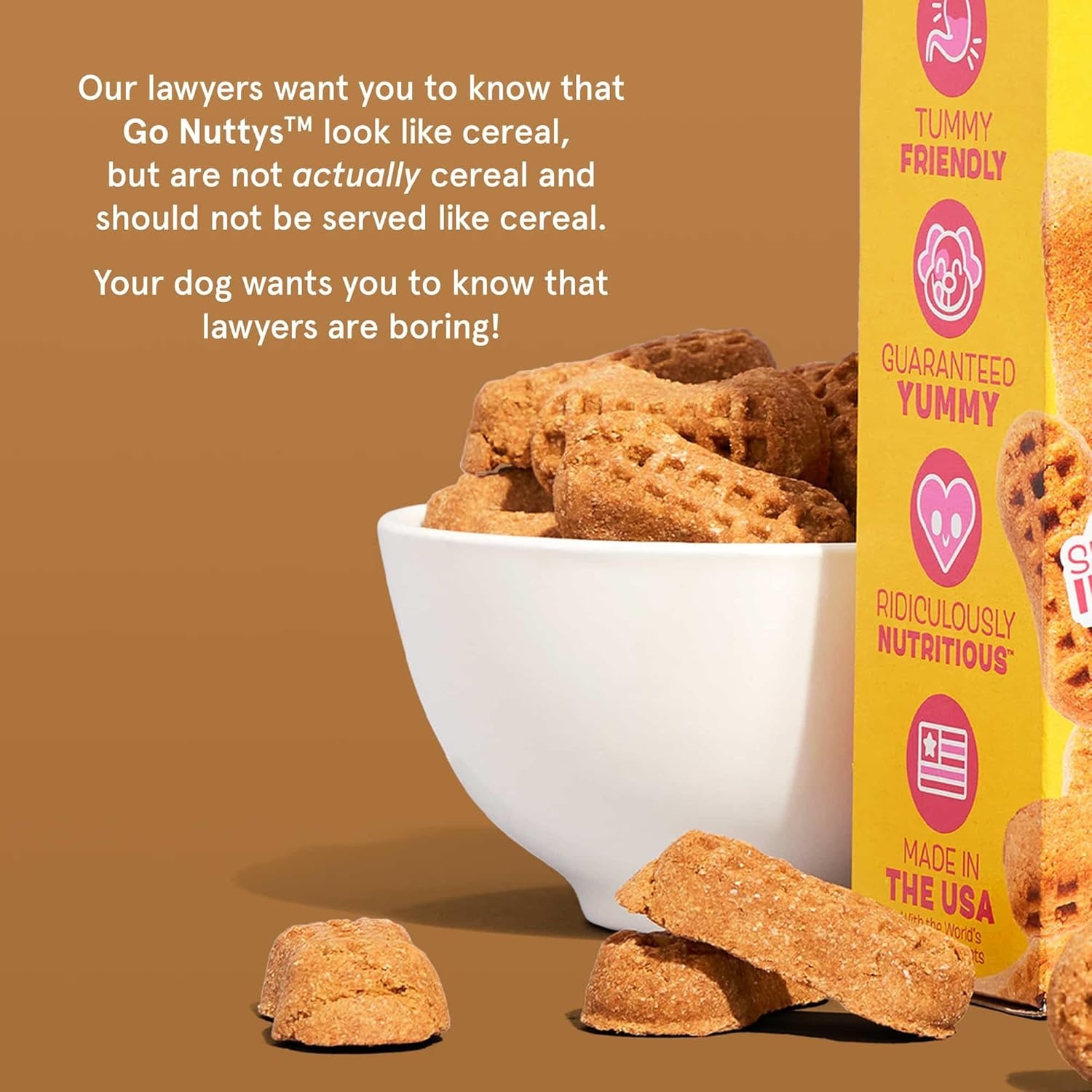 image:imageBarkbox Go Nutty SoftBaked Honey Peanut Treats with Natural Nutty Goodness Nutritious Grains No Corn or Soy 24oz BoxPeanut Butter