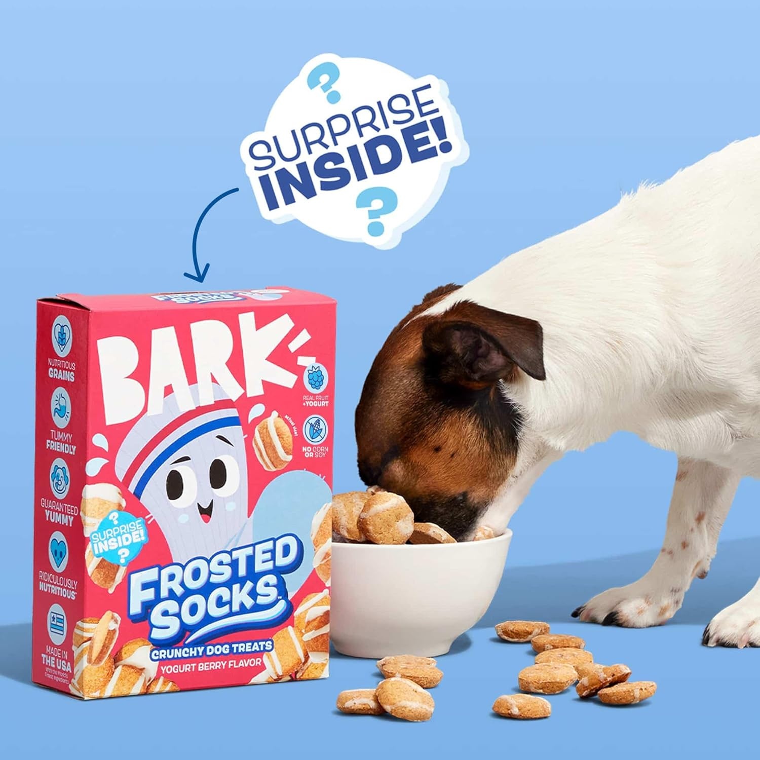 image:imageBarkbox Go Nutty SoftBaked Honey Peanut Treats with Natural Nutty Goodness Nutritious Grains No Corn or Soy 24oz BoxYogurt Berry