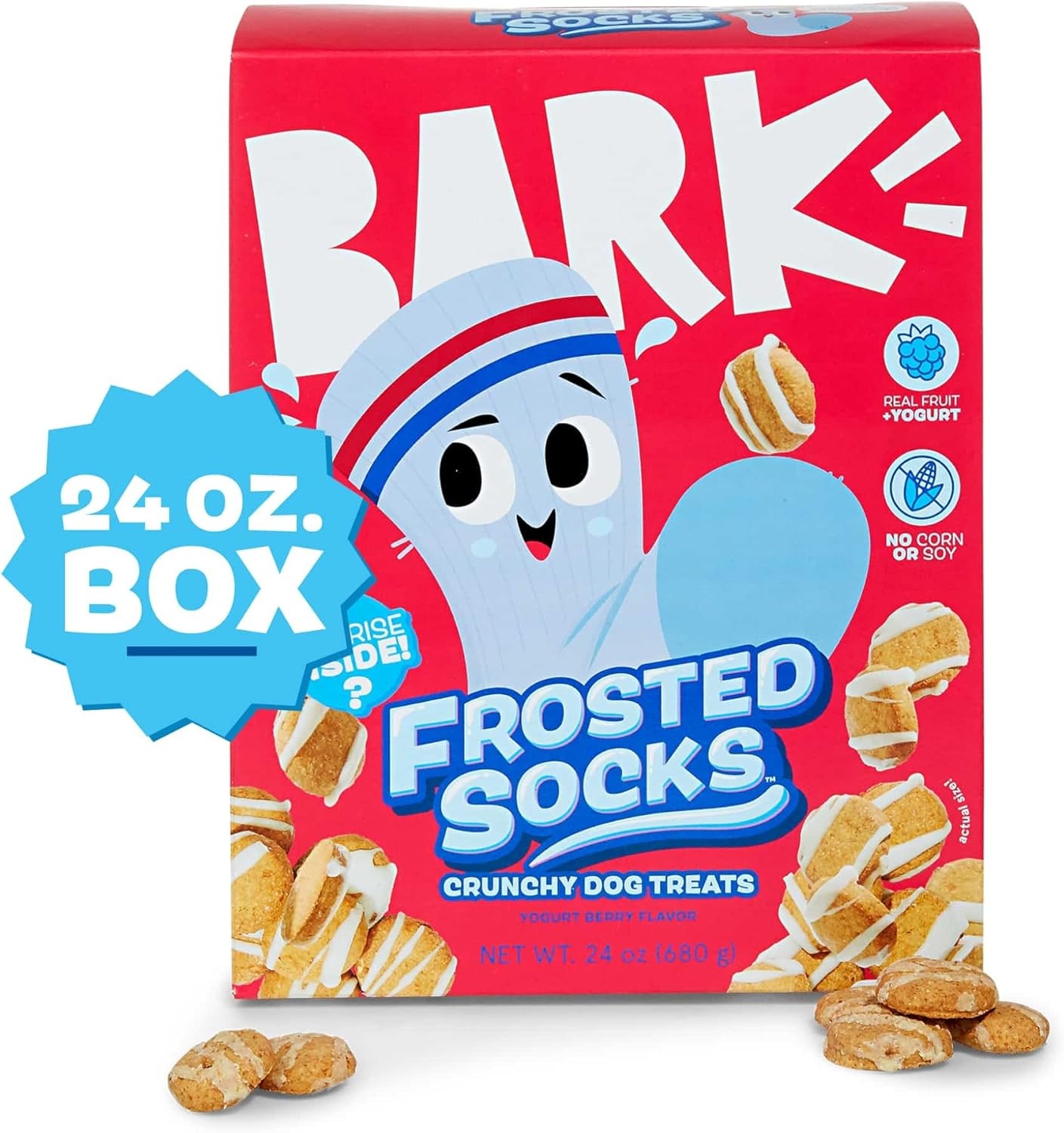 image:imageBarkbox Go Nutty SoftBaked Honey Peanut Treats with Natural Nutty Goodness Nutritious Grains No Corn or Soy 24oz BoxYogurt Berry