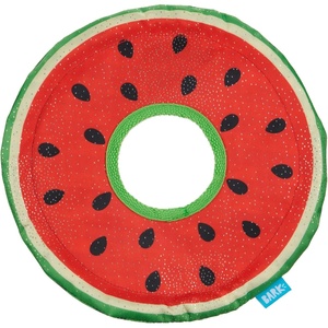 image:imageBarkbox Slobbermelon Fetch Flying Disc Dog Toy  FluffFree Crinkle Disc with TShirt Rope Edge  Durable Fetch amp Tug Toy for Dogs amp PuppiesSlobbermelon Fetch