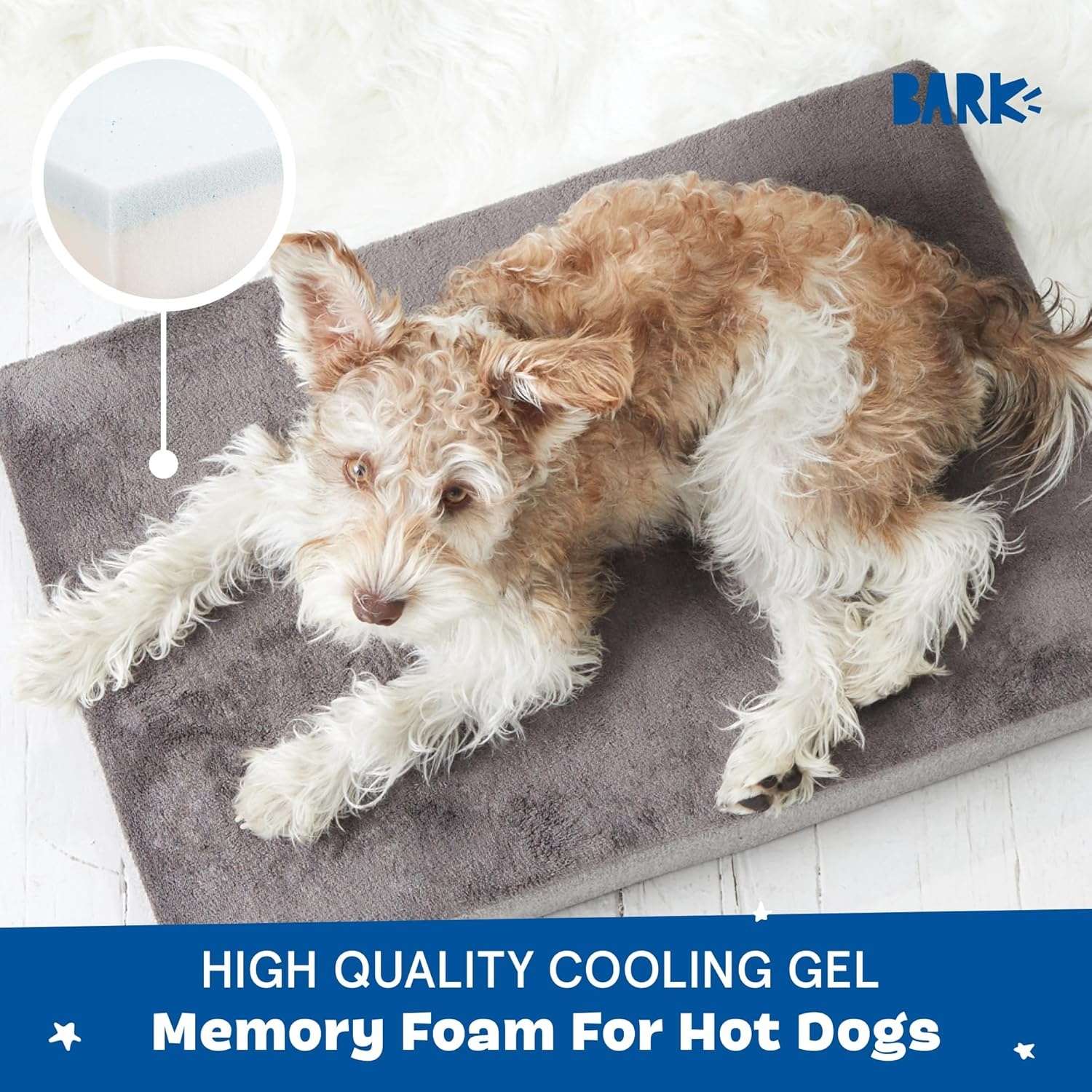 image:imageBarkbox Orthopedic Dog Bed with Memory Foam Premium Comfort for Dogs and Puppies Dog Bed for Joint Relief and Restful Sleep Durable and Easy to Clean Espresso LargeGrey