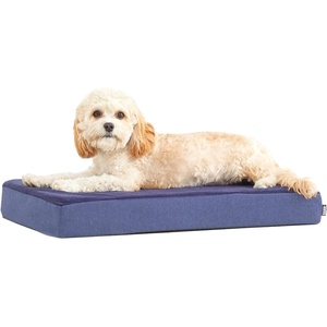 image:imageBarkbox Orthopedic Dog Bed with Memory Foam Premium Comfort for Dogs and Puppies Dog Bed for Joint Relief and Restful Sleep Durable and Easy to Clean  Espresso LargeNavy