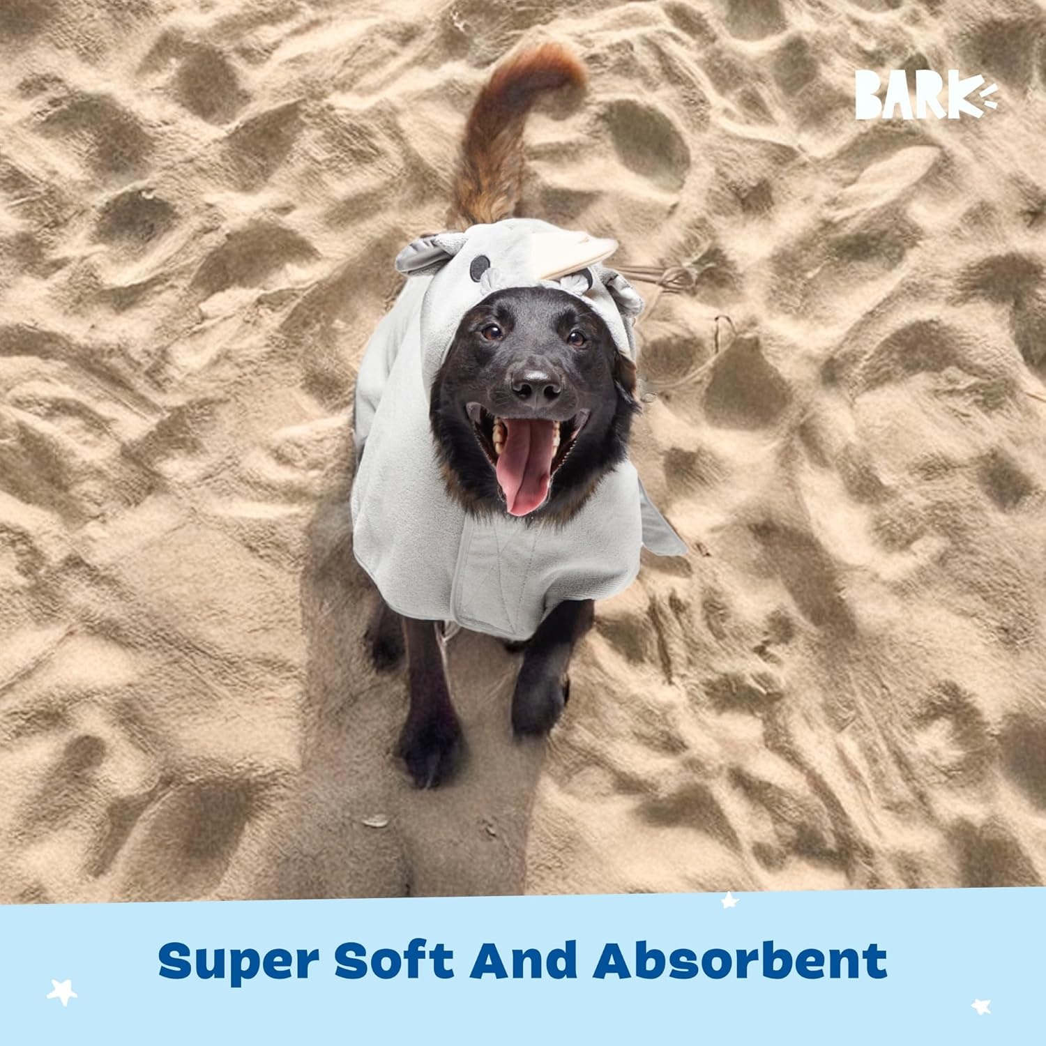 image:imageBarkbox Dog Bathrobe Fast Drying with Hook and Loop Closure amp Wrap Tie Snuggle Cute Dogs Clothes Easy to Clean Machine Washable Dog Coats and Tumble Dry Low Lion MediumRhino