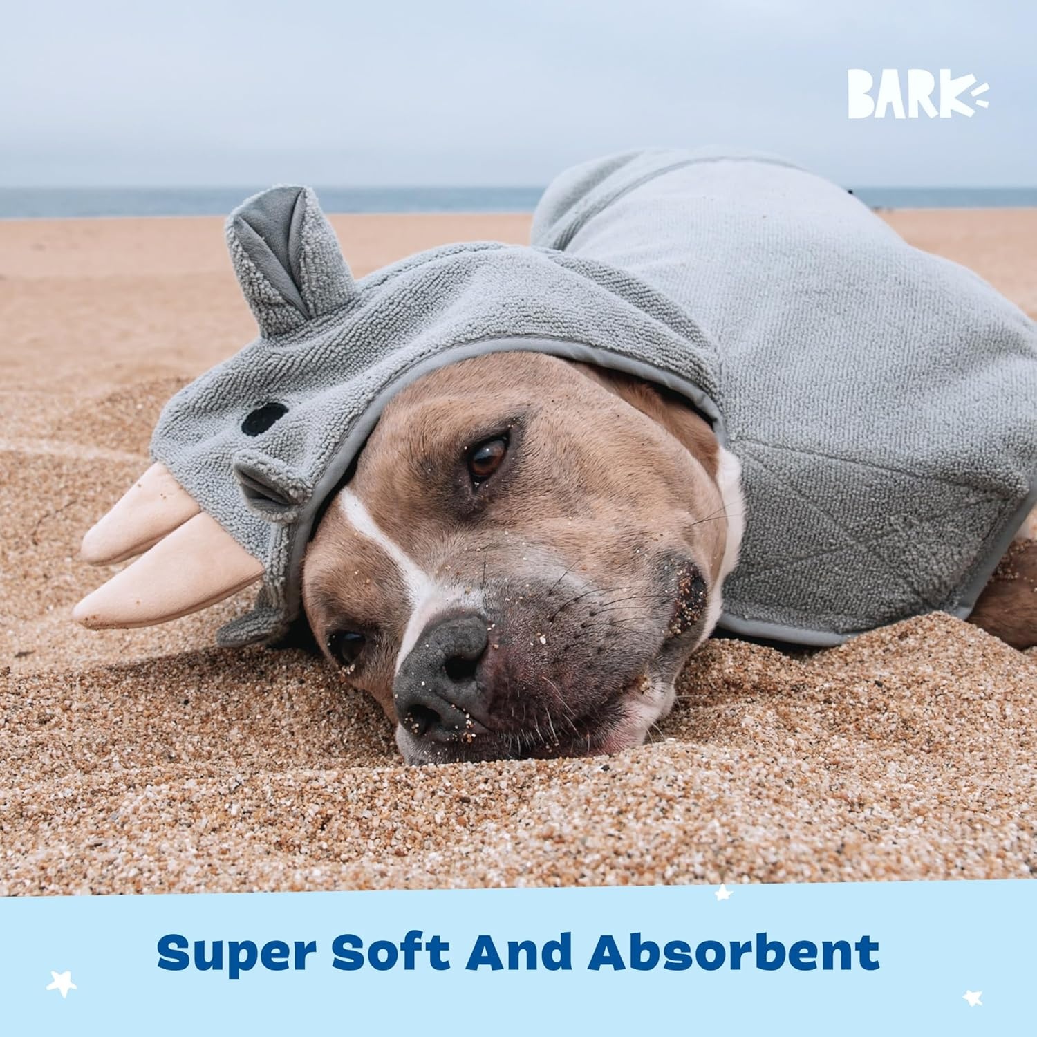 image:imageBarkbox Dog Bathrobe Fast Drying with Hook and Loop Closure amp Wrap Tie Snuggle Cute Dogs Clothes Easy to Clean Machine Washable Dog Coats and Tumble Dry Low Lion MediumRhino