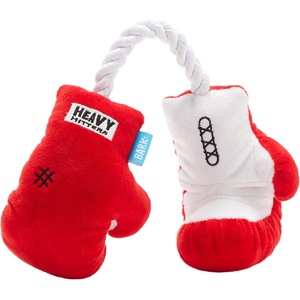 image:imageBarkBox Throwing Munches Plush Dog Toy  Plush Rope Chew Toy with TShirt Rope and Two Squeakers  for Small to Medium Dogs and Puppies